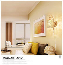 Load image into Gallery viewer, Modern Crystal Bedroom Plug in Wall Light