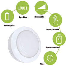 Load image into Gallery viewer, 55 Lumens Battery Wireless  Retro Industry Morden  Wall Sconce Remote Dimmable