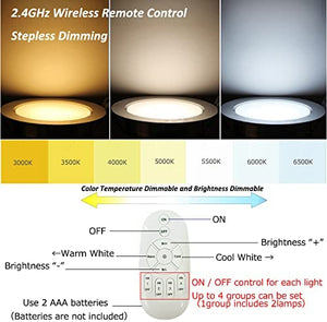 Smart Remote Spotlight Bulb Dimmable Light Color Adjustable Light Beam
