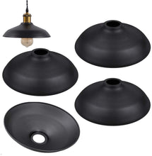 Load image into Gallery viewer, 4-Pack 9.5&quot; Vintage Metal Bulb Guard Iron Black Light Shade Decorative Wall Sconce