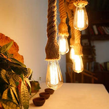 Load image into Gallery viewer, Track Pendant Light Set Hemp Rope Cord DIY Industrial Style
