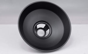 4-Pack 10.6" Vintage Metal Bulb Guard Black E26 Socket Circular Light Shade