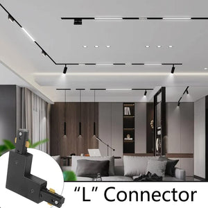 Halo System Track Lighting Connector Accessories Track Extender White