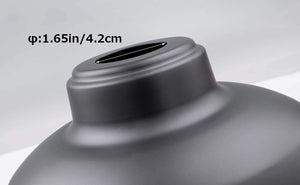 4-Pack 8.7" Industrial Metal Bulb Guard Iron Black E26 Socket Circular  Lamp Shade