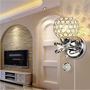 Silver/Gold Modern Luxury Crystal Wall Light Chrome 1pc/2pcs
