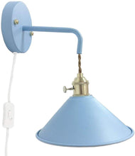Load image into Gallery viewer, Mutilcolor Wall  Lamp with Cable, Plug and Switch 1pc