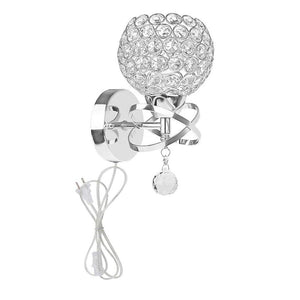 Silver/Gold Modern Luxury Crystal Wall Light Chrome 1pc/2pcs