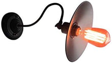 Load image into Gallery viewer, Plug in Industrial Edison Gooseneck Antique Style Wall Sconce Lamp