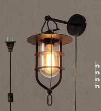 Load image into Gallery viewer, Plug-in  Industrial Vintage Style  Wall lamp