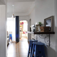 Load image into Gallery viewer, Battery Wireless Wood Metal Modern Ceiling Pendent Light with Smart Bulb and Remote