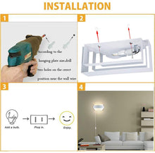 Load image into Gallery viewer, Modern LED Plug-in Wall Light  with On/Off Switch