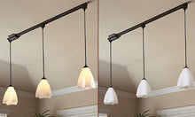 Load image into Gallery viewer, Track Light Fixtures w/Frosted White Finish Glass Shade 3pcs