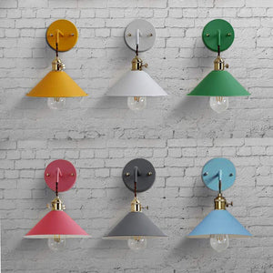 Multicolor Plug-in Dimmable Wall Sconce Lamps 1pc