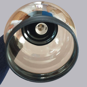 H-Type Industrial Vintage Brown Glass Lamp Shade Track Light Pendants