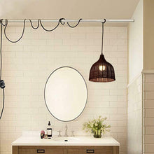 Load image into Gallery viewer, Creative Retro Rattan Lampshade Plug-in Pendant Light On/Off Dimmer Switch