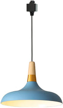 Load image into Gallery viewer, Wood Handle Dimmable Minimalist Style Track Pendant Light