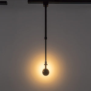 Telescopic Rod Track Spotlight Adjustable Pendant Vintage Lighting Fixture