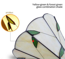 Load image into Gallery viewer, Plug-in Wall Lamp Tiffany Style E26 Base Glass Shade Wall Sconce