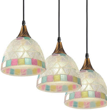 Load image into Gallery viewer, Track Lighting Pendant Tiffany Lamp, Vintage Bronze
