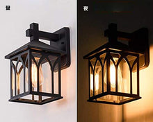 Load image into Gallery viewer, Plug-in Wall Lamp,Fixture Traditional Desigh Black Finish