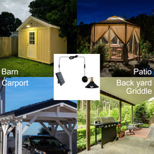 Load image into Gallery viewer, Solar Power Wall Sconces Vintage Retro with 3.5V LED Light Bulb Button Switch