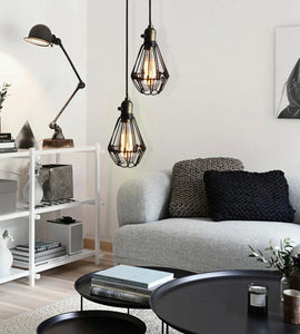 Track Lighting Iron Birdcage Lampshade 1pc