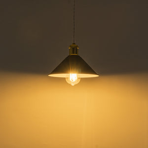 Track Pendant Lights Freely Adjusted Cord Gold Base Metal Shade
