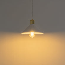 Load image into Gallery viewer, Track Pendant Lights Freely Adjustable Cord Gold Base Metal Shade