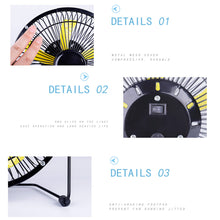 Load image into Gallery viewer, Motion Sensor Automatic Operated Portable Fan with USB Port Flexible Table Fan