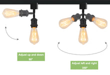 Load image into Gallery viewer, Track Head Light Rotatable Tilt Adjustable Accent Lighting Retro Design