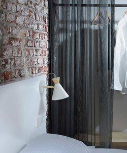 Plug in Nordic Feel White Wall Sconce
