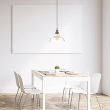 Load image into Gallery viewer, Track Pendants Light 7.87&quot; Glass Lampshade Vintage Industrial Pendant Light