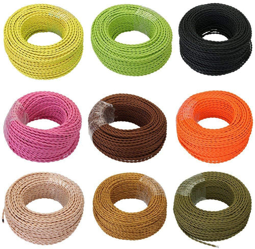 Colorful Twisted Electric Wire 33/330 Feet