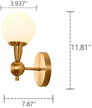 Load image into Gallery viewer, Plug in Midcentury Brass Wall Lamp