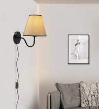 Load image into Gallery viewer, Simple Warm Fabric Bedroom Living Room Stair Wall Lamp