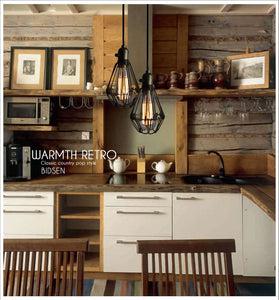 Track Lighting Iron Birdcage Lampshade 1pc