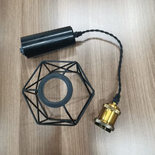 Load image into Gallery viewer, Track Pendant Lights Freely Adjustable Cord Hollow Metal Cage Shade