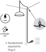Load image into Gallery viewer, Plug-in Tiffany Style Mini Pendant Lamp