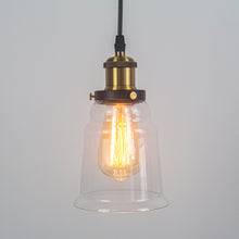 Load image into Gallery viewer, Track Light Pendant Glass Shade Retro Style 1pc