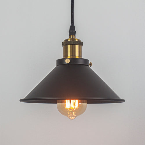 Track Light Pendant Classic Iron Shade Retro Style 1pc