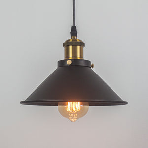 Track Light Pendant Classic Iron Shade Retro Style 1pc
