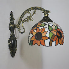 Load image into Gallery viewer, Hardwired Tiffany Style Wall Sconce Antique Lighting Fixture for Bedroom Living Room
