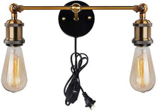 Load image into Gallery viewer, Occident Style Double Head Wall Sconces  Dimmable / non Dimmable