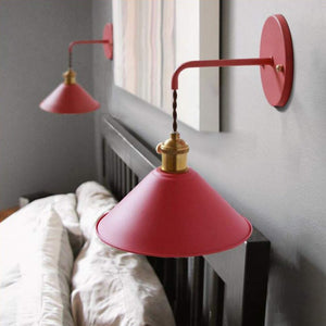 Battery Operated Wireless Macaron Wall Sconce Dimmable LED Remote Control
