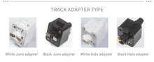 Load image into Gallery viewer, Rotatable Tilt Adjusted Track Head Light Matte Nickel Base Metal Shade Retro Design