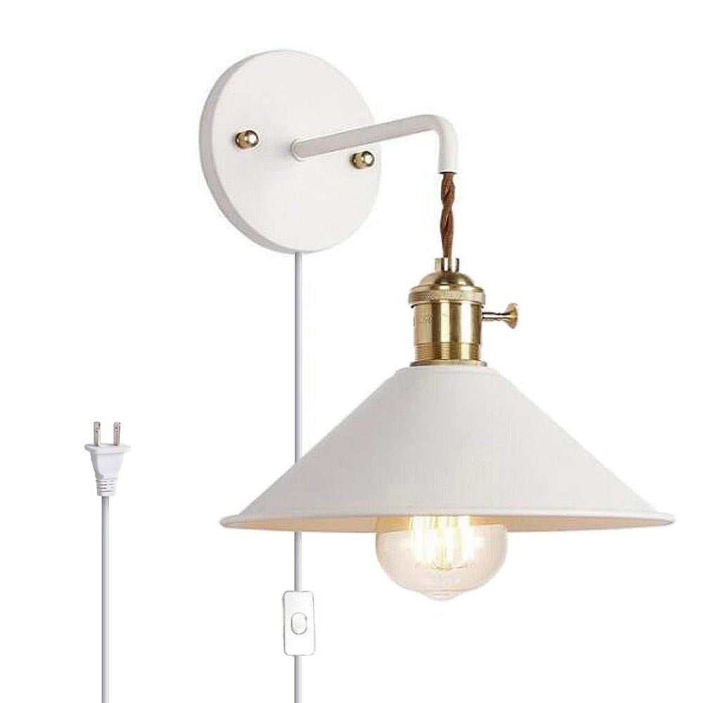 Nordic Wall Sconce with Plug and on/Off Switch – Nunu Lighting