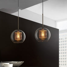 Load image into Gallery viewer, Globe Crystal Glass Lampshade Pendant Lamp Track Light