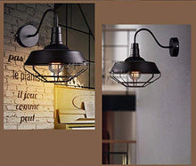Load image into Gallery viewer, Vintage Wall lamp with Plug 1.8m Black Switch line