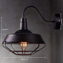 Load image into Gallery viewer, Vintage Wall lamp with Plug 1.8m Black Switch line