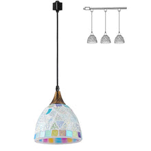Load image into Gallery viewer, Track Lighting Pendant Tiffany Lamp, Vintage Bronze